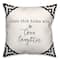 Bless this Home with Love & Laughter Indoor/Outdoor Pillow